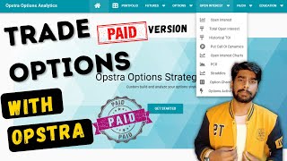 How to use Opstra Options Analytics for Trading  Complete Guide of Opstra PAID Version  Hindi [upl. by Alard]