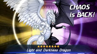 CHAOS DRAGONS NEVER DIE Light And Darkness Dragon Deck YuGiOh Master Duel [upl. by Accisej829]