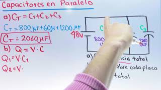 ✅CAPACITORES en PARALELO Ejercicio CAPACITANCIAVoltajes y Carga😎🌩 Análisis de Circuitos [upl. by Naivart403]