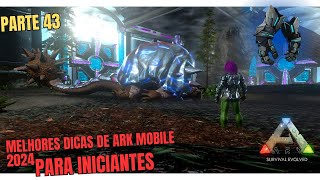 ARK MOBILE dicas de iniciantes como conseguir as luvas tek [upl. by Notniuq]