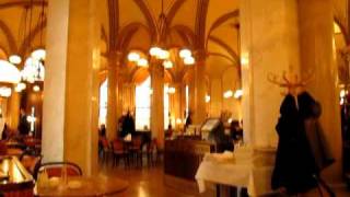 Cafe Central in Vienna Austria Travel with Manfred [upl. by Nagaer]