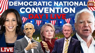 DNC 2024 Day 1 LIVE From Chicago Democratic National Convention LIVE  Kamala Harris  Tim Walz [upl. by Madora]