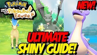 NEW ULTIMATE SHINY GUIDE in POKÉMON LETS GO PIKACHU and EEVEE How to get Easy Shiny Pokemon [upl. by Sirromed530]