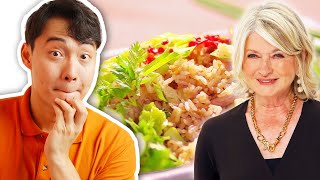 Martha Stewarts Thai Fried Rice ALMOST IMPRESSED Uncle Roger [upl. by Atelra]