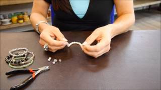 DIY Schmuck selber machen Gummizug Armband Silikonband [upl. by Linnie860]