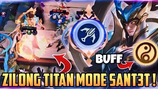 ZILONG TITAN MODE SANT3T ❗ COMBO MAGIC CHESS UPDATE TERBARU 2024 [upl. by Gnaig]