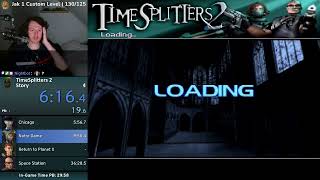 TimeSplitters  Story Easy Speedrun in 2925 IGT [upl. by Kesley786]