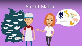 Ansoff Matrix ProduktMarktMatrix einfach erklärt [upl. by Assirral]