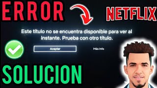 SOLUCIÓN de ERROR en NETFLIX tvqpb101 190 ✅ [upl. by Jeramie]