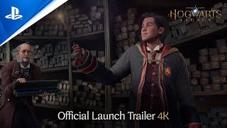 Hogwarts Legacy  Official 4K Launch Trailer  PS5 amp PS4 Games [upl. by Amled772]