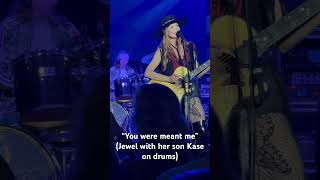 Jewel with son Kase on drums “You were meant for me” live Lagrange GA 91924 jewel [upl. by Nylakcaj]