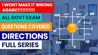 SSC RRB amp Bank Exams Common Topic Directions Full Series  Aptitude Made Easy [upl. by Naimerej]