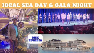 ANOTHER SEA DAY amp GALA NIGHT ON MSC EURIBIA l Window Shopping On MSC Euribia l Cruise Vlog 4 [upl. by Coveney]