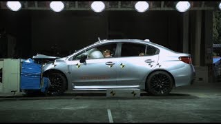 NEW Subaru WRX STi Crash Test [upl. by Atolrac248]