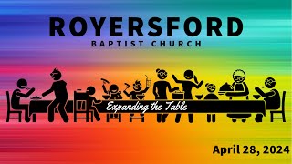 Royersford Baptist Church Worship April 28 2024 [upl. by Amoreta]