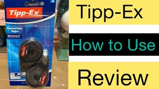 What is TippEx  How to to Use TippEx  How to correct your errors on your Paper [upl. by Eceeryt]