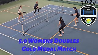 50 Womens Doubles  Gold Medal  2024 River City Open [upl. by Dodds]