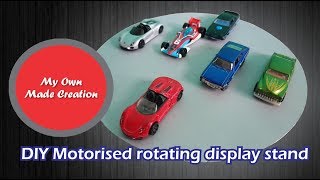 DIY Motorized rotating display stand [upl. by Maer]