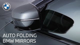 How to Auto Fold BMW Mirrors  BMW HowTo [upl. by Villada]