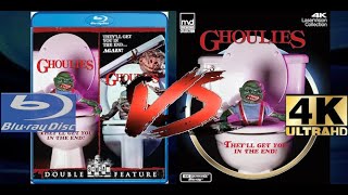 GHOULIES 1985 4K ULTRA HD VS BLURAY COMPARISON REVIEW [upl. by Free]