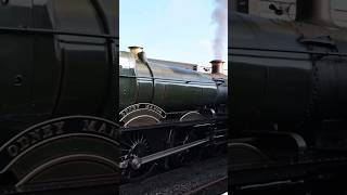 West Somerset Railway  7828 Odney Manor BARKS out of Bishops Lydeard  trains steamengine [upl. by Reis674]