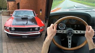 1969 Ford Mustang Mach 1 Fastback 351 V8 Auto  POV Test Drive amp Walkaround  Fully Restored [upl. by Ayn]