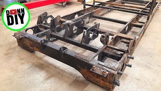 Frame Repair Welding  8x8 Amphibious Vehicle Argo REBUILD Ep2 [upl. by Kciredorb638]