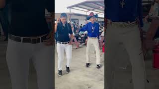 Estefani y caballito bailando la chimichanga dance 956valley foryou lapulga youtubeshortsvideo [upl. by Wey]