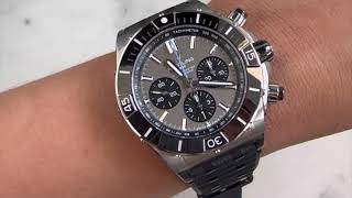 UNBOXING Breitling Super Chronomat Titanium with Anthracite Dial [upl. by Rbma739]