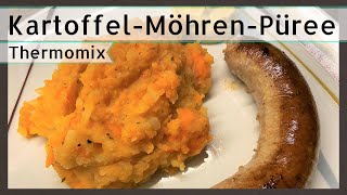 KartoffelMöhrenPüree aus dem Thermomix  Schnell gesund kochen [upl. by Ezana]