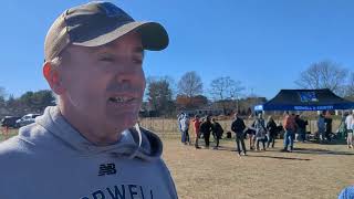 Norwell coaches talk about the teams victory in the girls race at the MIAA Div 3A Championships [upl. by Neehcas910]