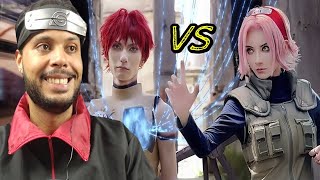 React  Naruto FanMoive Sasori VS Sakura and Chiyo LIVE ACTION [upl. by Janka]