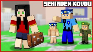 KEREM KOMİSER ÜVEY ANNE CERENİ ŞEHİRDEN KOVDU 😱  Minecraft ZENGİN FAKİR HAYATI [upl. by Douville]