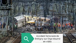 Laccident ferroviaire de Brétigny sur Orge résumé en vidéo [upl. by Witty]