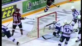 Dinamo Riga vs Dynamo Moscow 21 OT 030311 KHL PLAYOFF [upl. by Mordecai]