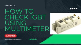 How to check IGBT using multimeter in Hindi [upl. by Yorel]