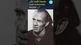 Ihr sollt heute Gott erkennen – OTon Bruno Gröning 1958 – shorts [upl. by Hesler]