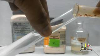 Chromyl Chloride Test using Potassium Chloride [upl. by Hsakaa]