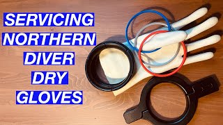 HOW TO SERVICE NORTHERN DIVER DRY GLOVES  How To Change Your Dry Gloves  NORTHERN DIVER V4 RING [upl. by Arretahs431]