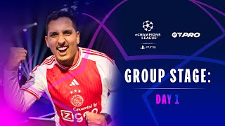 eChampions League  Group Stage  Day 1 [upl. by Drida814]