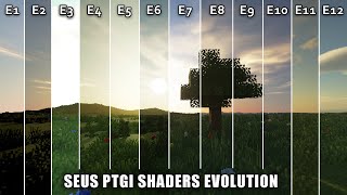 SEUS PTGI Evolution  Shaders Comparison  Minecraft Java Edition [upl. by Davie]