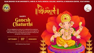 Ganesh Chaturthi 2k24 BLDEDU [upl. by Grizelda]