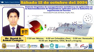 Síntesis biogénica de nanopartículas y su incorporación en biopolímeros [upl. by Esli]