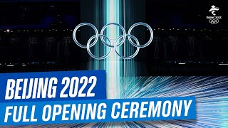 Beijing2022 Opening Ceremony  Full Replay [upl. by Mcdowell]