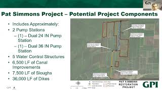 Lead Engineer with GPI Provides Lake Mattamuskeet Update [upl. by Elliot]