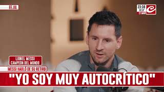 27 3 24messi habla de su retiroamalia cronica argentina messi futbol retiro hablamessi [upl. by Auahsoj]