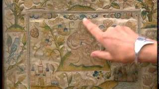 17th century embroidery Antiques Roadshow [upl. by Mechelle]