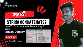 How To Concatenate Two String  Concatenate without Method   In Marathi  squotTechquot squotNilquotTechNil [upl. by Joletta772]