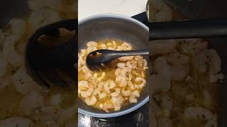 Pasta Aglio e Olio with shrimps pasta aglio aglioeolio food viral shorts shrimps madeira [upl. by Oicanata]