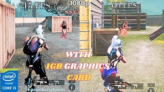 🔧Gameloop best setting for low end pc✅  1gb Graphics card pubg mobile in 2024✅ [upl. by Sanalda]